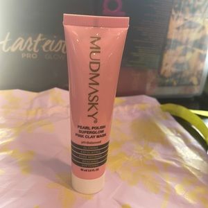 Mudmasky pearl polish superglow pink clay mask